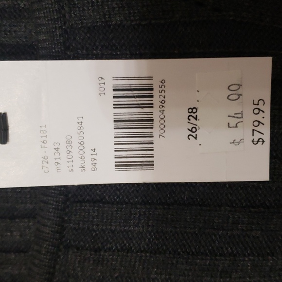 ❤ Lane Bryant Bell Sleeve Fit & Flare Ribbed Sweater Dress Charcoal Size 26/28 ❤ - Picture 3 of 3